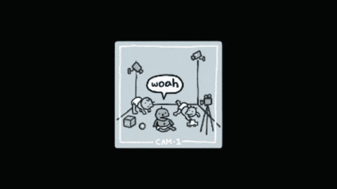a cartoon says i just gained consciousness