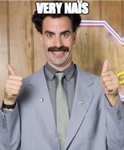 Borat Very Naïs GIF - Borat Very Naïs Nice GIFs