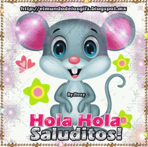 Mouse Hola GIF - Mouse Hola Saludos GIFs