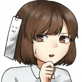 a drawing of a girl with a knife in her hair with the number 33 on it