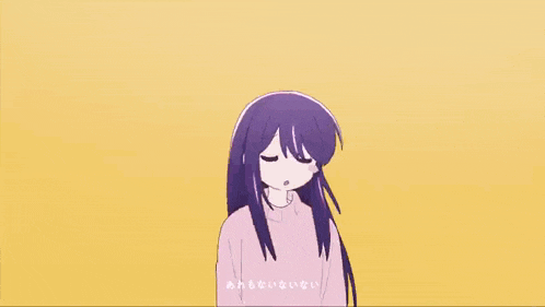 a pink background with a pattern of purple anime characters