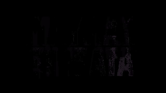 a black background with the words maymay entrata in white letters