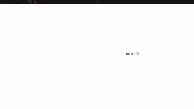 a pixel art drawing of a man with the word emir ntt below it