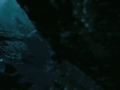 a cave with a lot of rocks in it