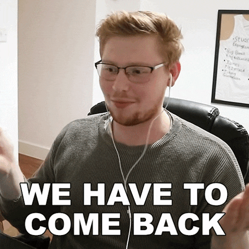 We Have To Come Back Ollie Dixon GIF - We Have To Come Back Ollie Dixon We Should Definitely Return GIFs