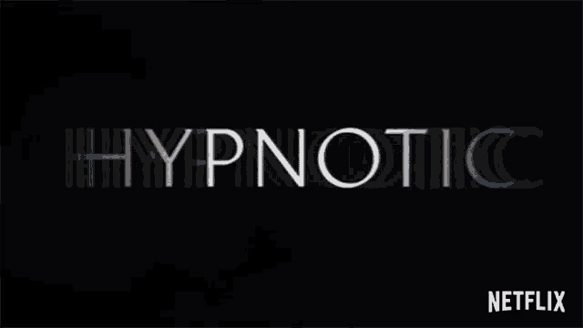 a black background with the word hypnotic in white letters