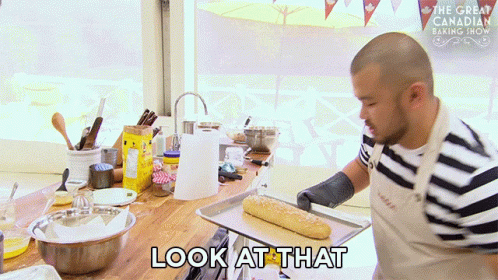 Look At That The Great Canadian Baking Show GIF - Look At That The Great Canadian Baking Show Gcbs GIFs