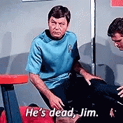 Star Trek Hes Dead Jim GIF - Star Trek Hes Dead Jim GIFs