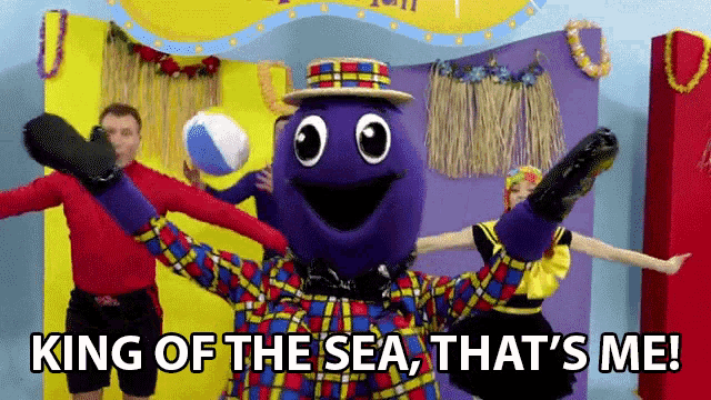 King Of The Sea Thats Me GIF - King Of The Sea Thats Me Henry The Octopus GIFs