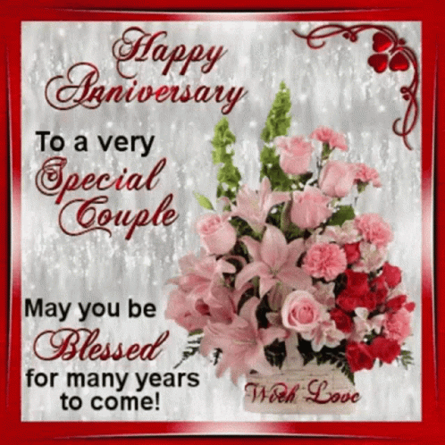 Happy Anniversary GIF - HappyAnniversary - Discover & Share GIFs  Happy  anniversary gifts, Happy wedding anniversary wishes, Happy anniversary