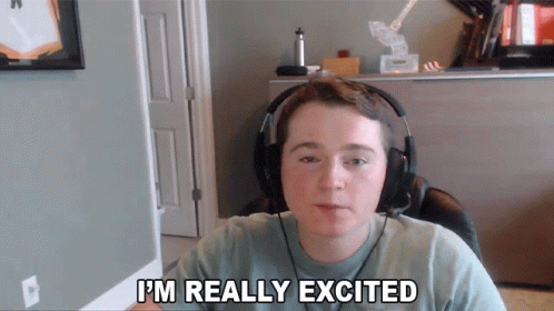 Im Really Excited Brooks Mattey GIF - Im Really Excited Brooks Mattey Cyno GIFs