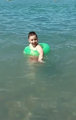 Baby Floater GIF - Baby Floater Smile GIFs