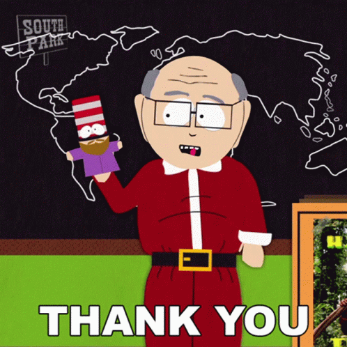 Thank You Mr Garrison GIF - Thank You Mr Garrison South Park GIFs