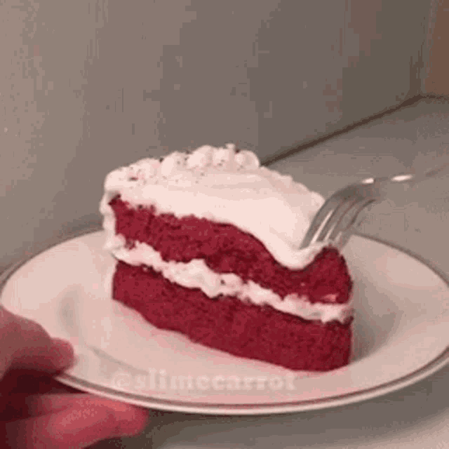 Red Velvet Cake Cake GIF - Red Velvet Cake Cake Piece Of Cake GIFs