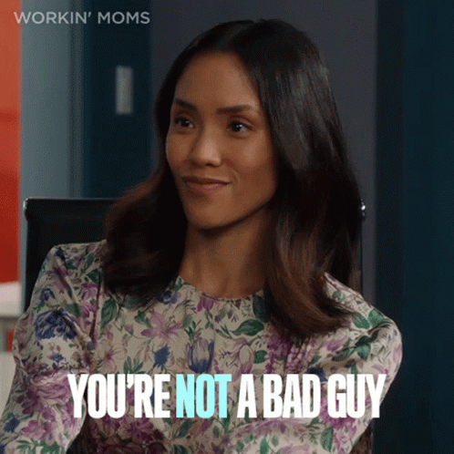 Youre Not A Bad Guy Jenny GIF - Youre Not A Bad Guy Jenny Workin Moms GIFs