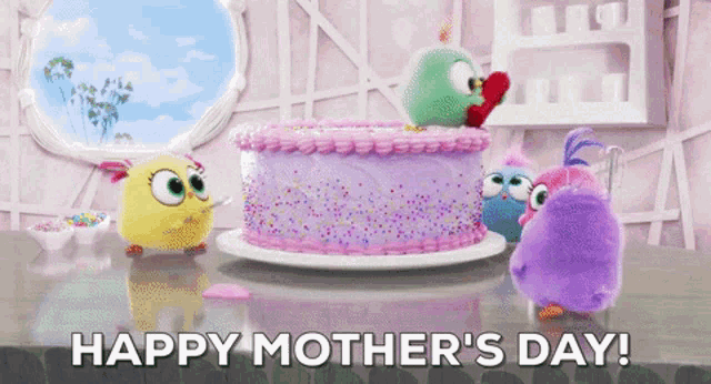 Happy Mothers Day Cake GIF - Happy Mothers Day Cake Birthday Cake GIFs