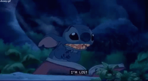 Stitch Lost GIF - Stitch Lost Sad GIFs