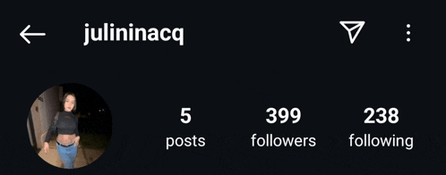 a screenshot of julininacq 's instagram account
