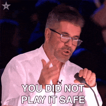 You Did Not Play It Safe Simon Cowell GIF - You Did Not Play It Safe Simon Cowell Britain'S Got Talent GIFs