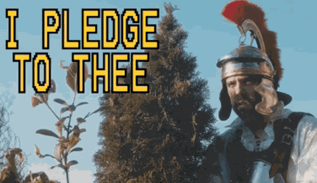 I Pledge I Pledge To Thee GIF - I Pledge I Pledge To Thee Roman GIFs
