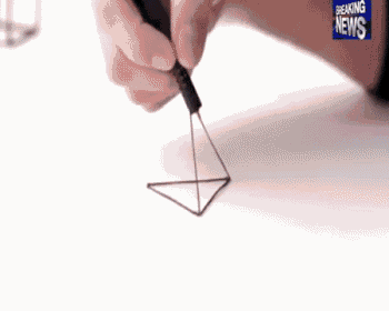 3d Printer Pen That You Can Draw In The Air With!!!! GIF - Art Science Technology GIFs