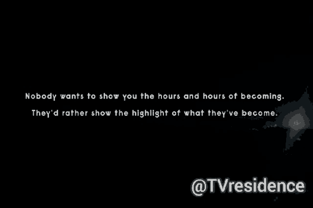 a quote from arsega duckworth is displayed on a black background
