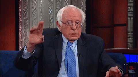 Not Laughing GIF - Bernie Sanders Not A Laughing Matter Not Funny GIFs