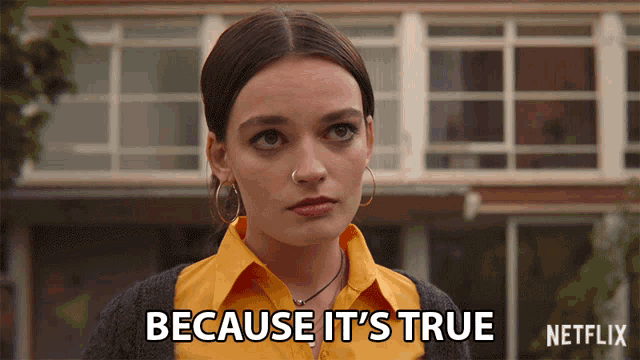 Because Its True Maeve Wiley GIF - Because Its True Maeve Wiley Emma Mackey GIFs