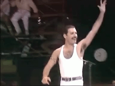 Queen 80sfreddie GIF - Queen 80sfreddie Freddie Mercury GIFs