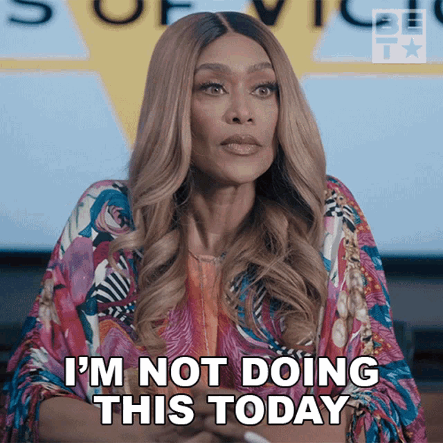 Im Not Doing This Today Chantel GIF - Im Not Doing This Today Chantel Haus Of Vicious GIFs