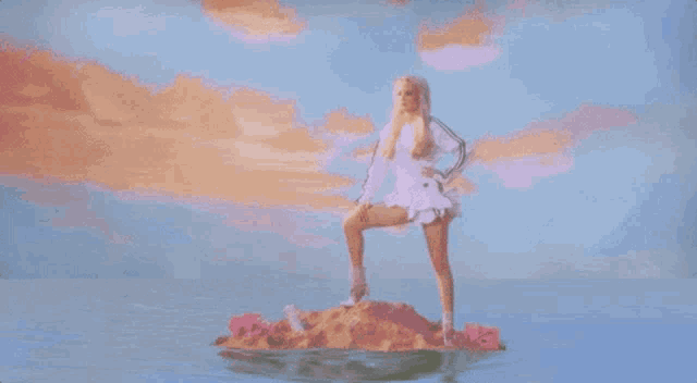 Kim Petras I Dont Want It At All Pose GIF