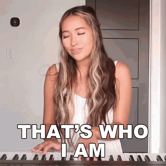 Thats Who I Am Caroline Manning GIF - Thats Who I Am Caroline Manning Dear My Love I Love Everything About You Song GIFs