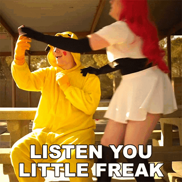 Listen You Little Freak Jessie GIF - Listen You Little Freak Jessie Pikachu GIFs