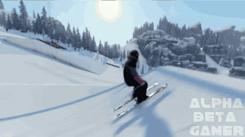 Snowboard Ski Game GIF - Mountain Skiing Ski GIFs