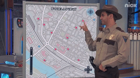 Swellview Map GIF - Swellview Map Police Officer GIFs