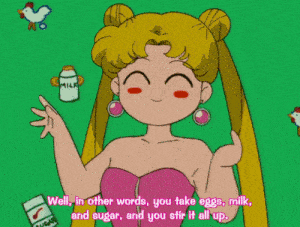 Sailor Moon Drunk GIF - Sailor Moon Drunk Cooking GIFs