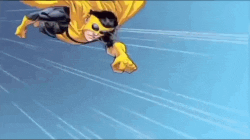 a group of superheros are swimming in the water .