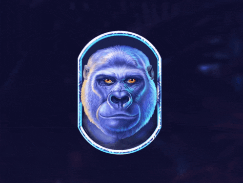 a picture of a gorilla with the words agen 69 on the top