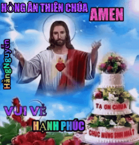 Lênhân Jesus GIF - Lênhân Jesus Amen GIFs