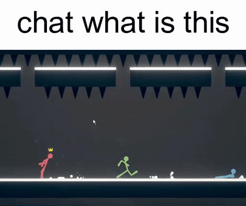 Chat What Is This GIF - Chat What Is This Stick Fight GIFs