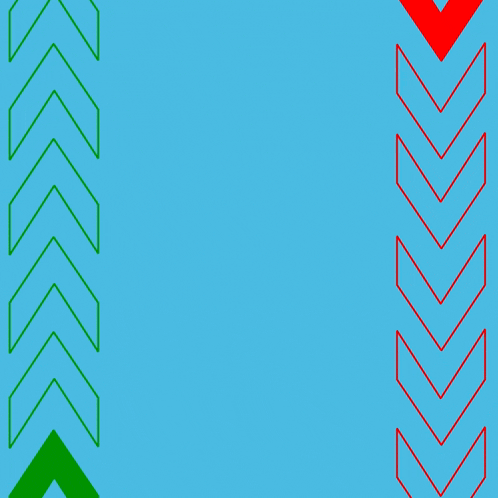 a blue background with arrows and the word sub in white