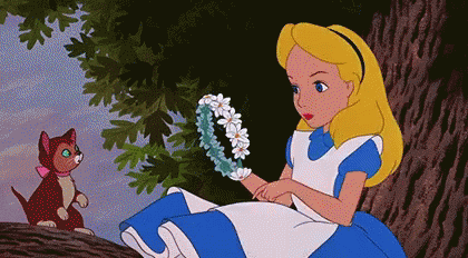 Alice Alice In Wonderland GIF - Alice Alice In Wonderland Flower Crown GIFs