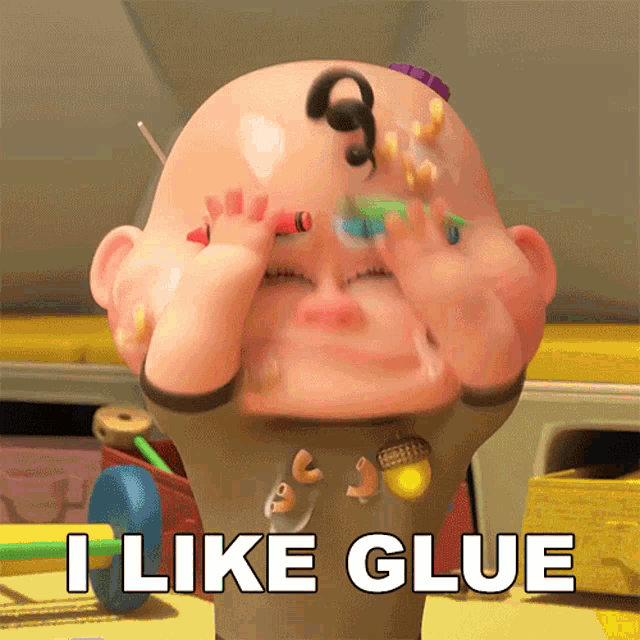 I Like Glue The Boss Baby Family Business GIF - I Like Glue The Boss Baby Family Business I Love Glue GIFs