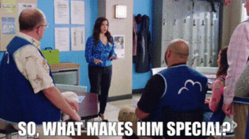 Superstore Amy Sosa GIF - Superstore Amy Sosa So What Makes Him Special GIFs