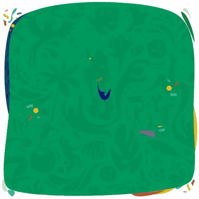 a poster for conmebol copa america brasil 2019 with a green background