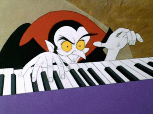 Dracula Playing Piano GIF - Dracula Playing Piano Music GIFs