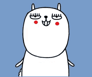 a cartoon drawing of a seal with a blue background and the words " ขอบคุณ " in white letters