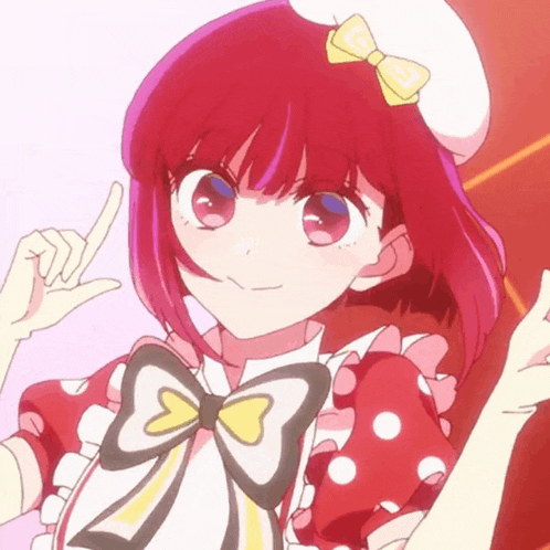 a girl with red hair is wearing a white hat and a bow