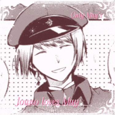 joano loves may is written on a picture of a girl
