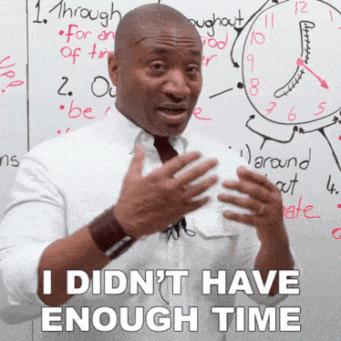 I Didn'T Have Enough Time To Finish It James GIF - I Didn'T Have Enough Time To Finish It James Engvid GIFs
